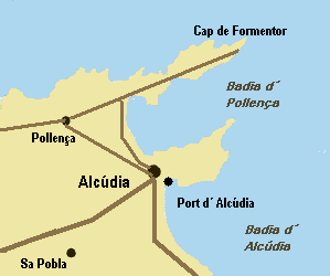Alcudia-Karte