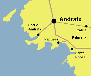 Andatx-Karte
