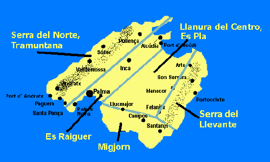 Landschaften Mallorcas