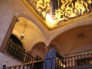 Freitreppe und Deckengem&auml;lde