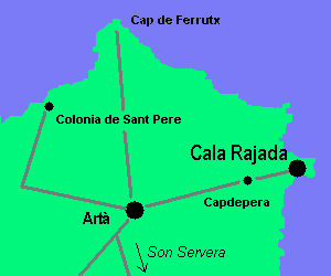 Cala Ratjada-Karte