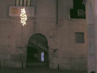 Fundaci&oacute; Sa Nostra, am spaeten Abend kurz vor Silvester